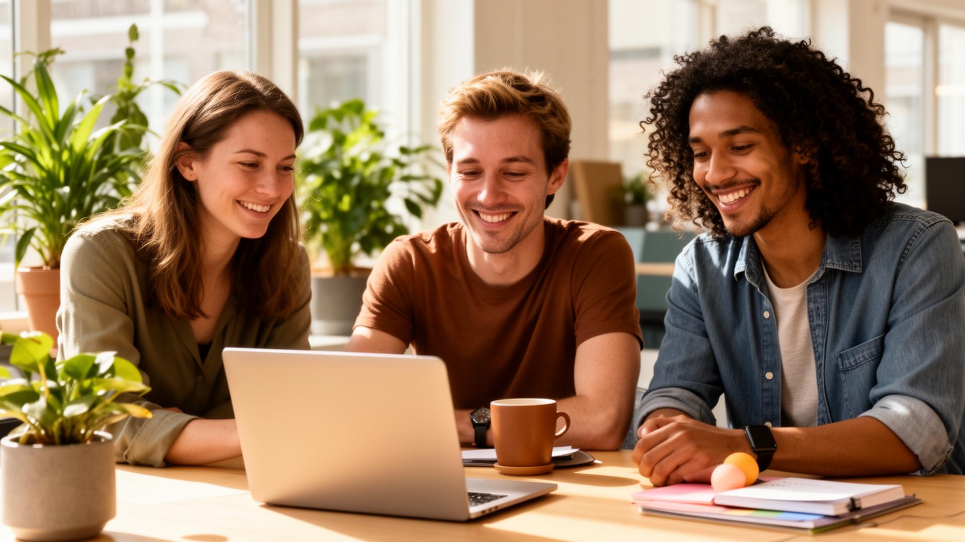 Zorgprofessionals in gesprek rond een tafel